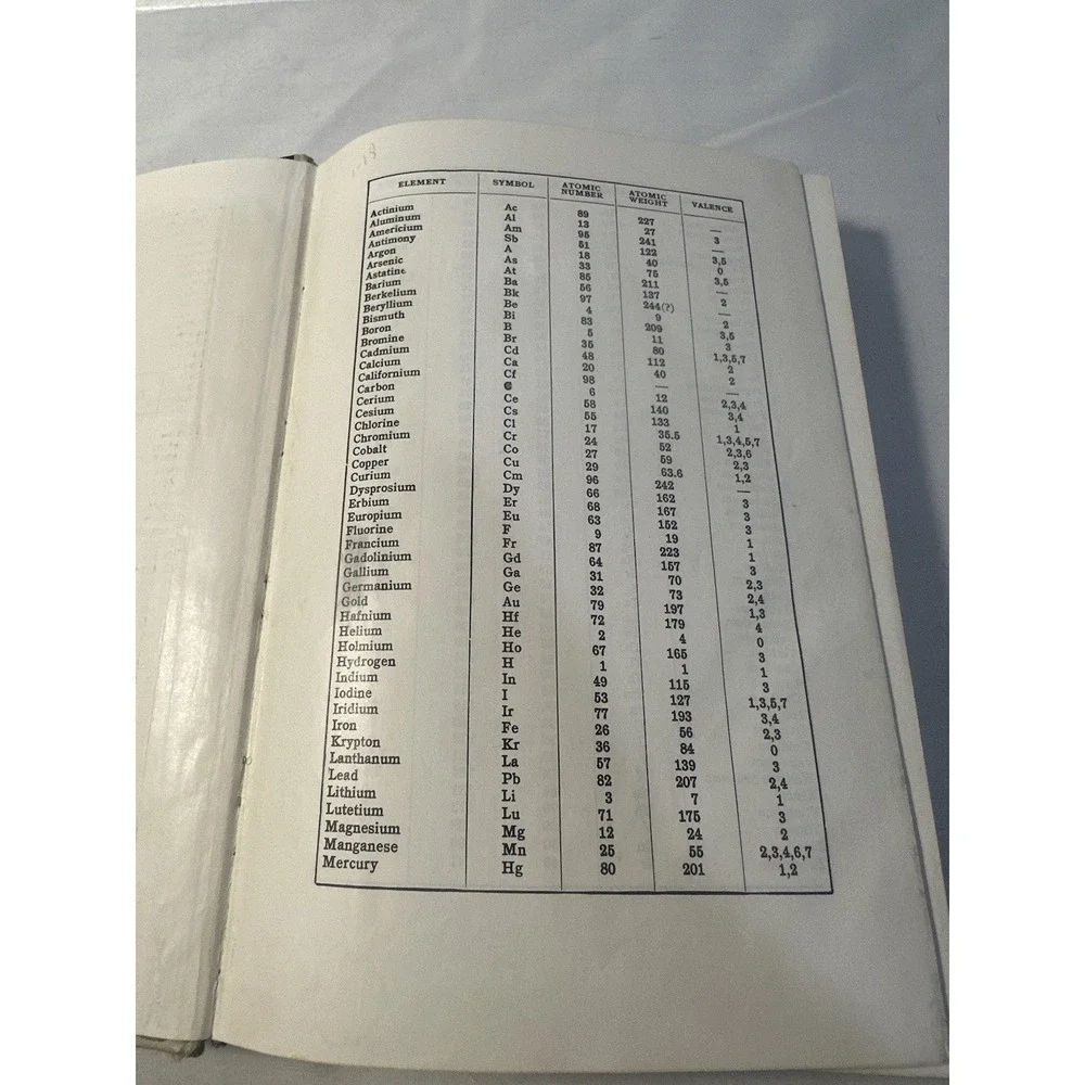 Elements of Chemistry 1955 - Brownlee Fuller Whitsit Hancoc - Vintage, Hardcover